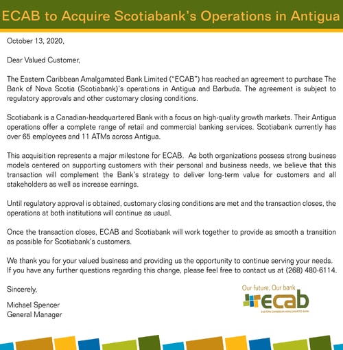 Eastern Caribbean Amalgamated Bank (ECAB)
